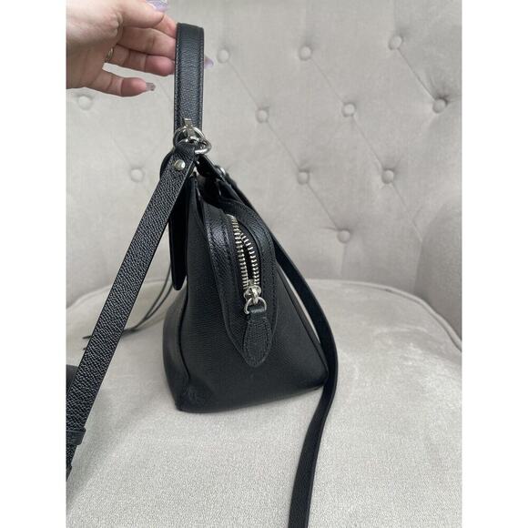 Rebecca Minkoff Gabby Crossbody Bag Satchel Black Top Handle Bag - Picture 4 of 8